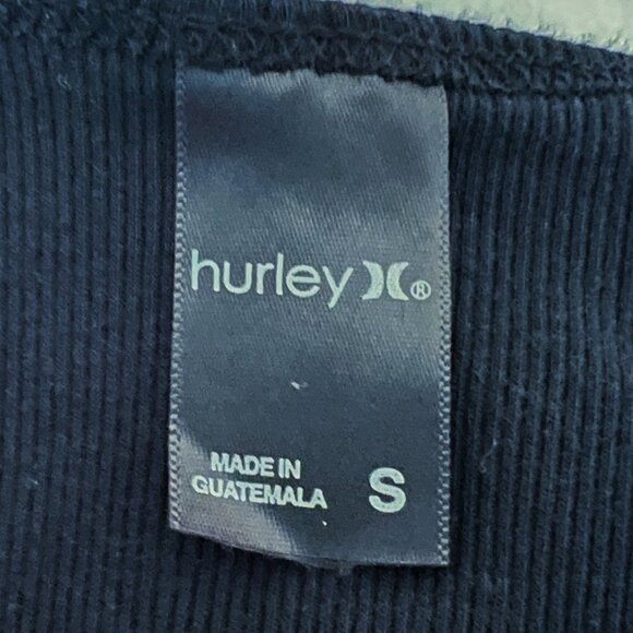 Hurley Graphic Tank Top | Black | Gray Dot Print | Small | 100% Cotton | Y2K - Picture 7 of 7